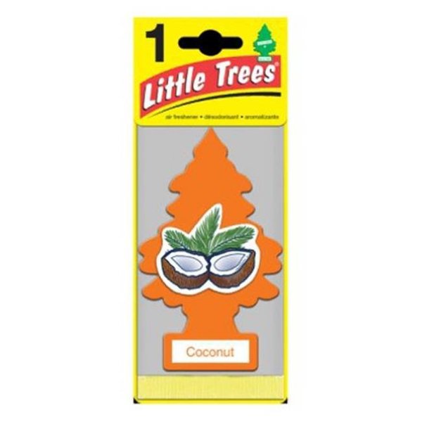 Car Freshner Car Freshner U1P-10317 Coconut Little Tree Air Freshener; Pack Of 24 787855